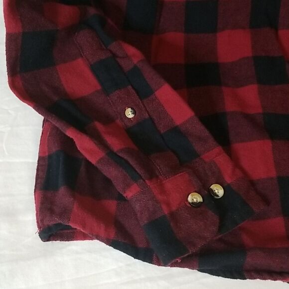 Hobbs‎ Creek Red and Black Buffalo Plaid Shirt Size S - Picture 7 of 8